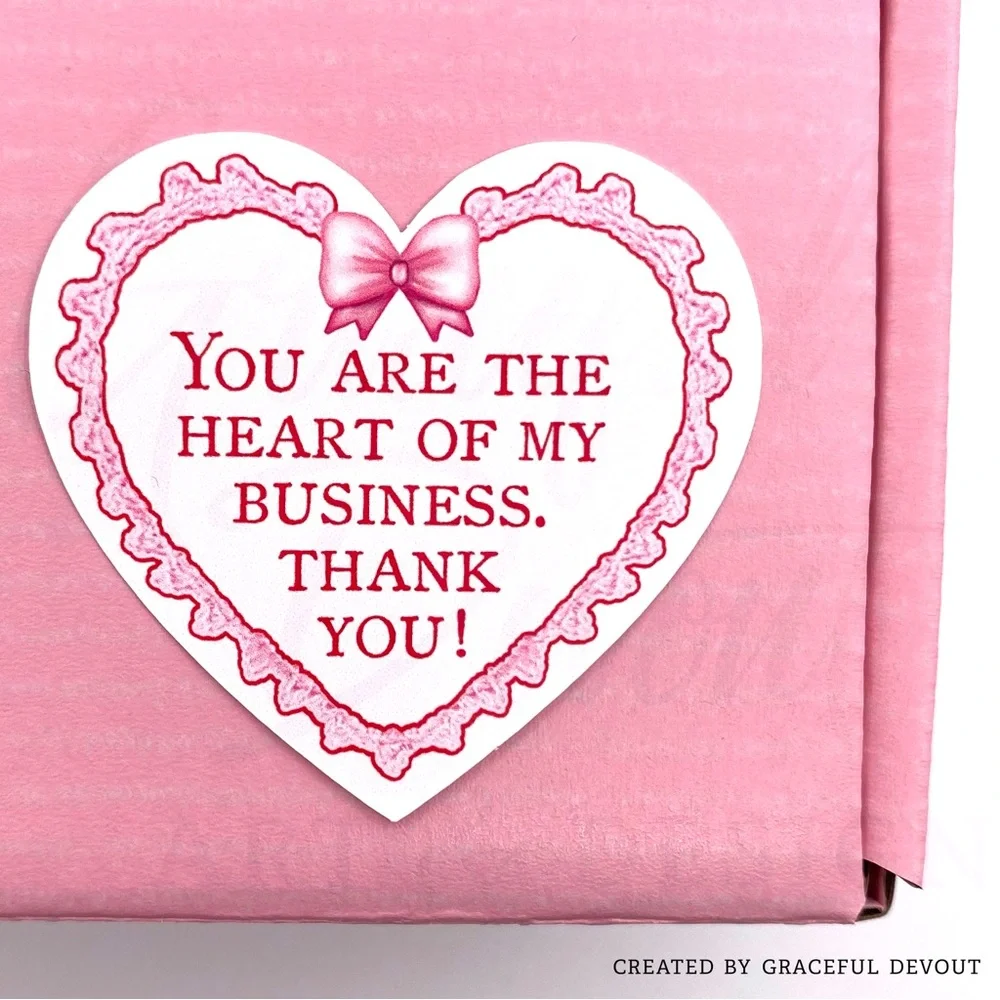 You Are The Heart- 2" (inches) (48ct.)  [GD123-48] Stickers - Picture 3 of 3